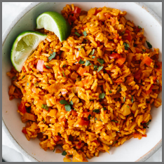 bowl of mexican rice